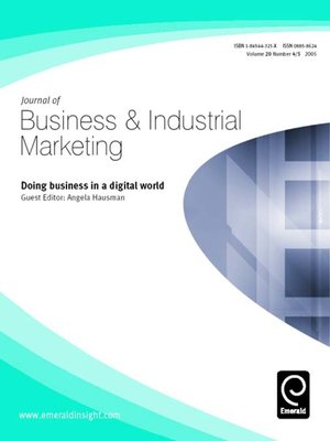 cover image of Journal of Business & Industrial Marketing, Volume 20, Issue 4 & 5